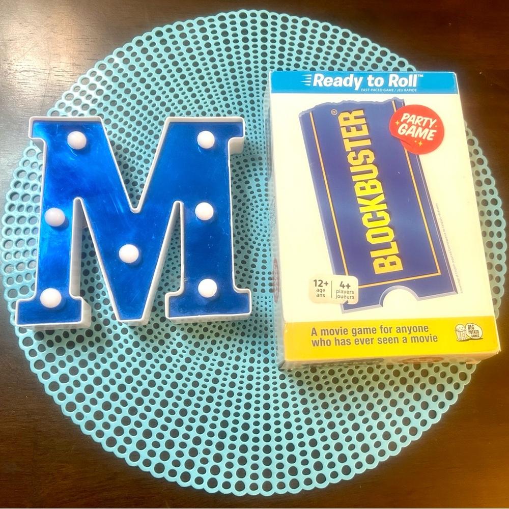 Blockbuster Party Game Movie Game For Movie Lovers, New in box.
